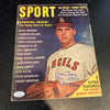 Dean Chance No Hitter Cy Young Signed Vintage Magazine With JSA COA