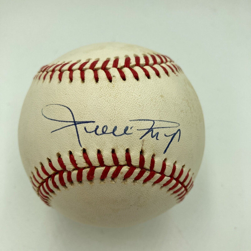 Nice Willie Mays Signed Official National League Baseball JSA COA