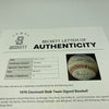 1976 Cincinnati Reds World Series Champs Team Signed Baseball Beckett COA