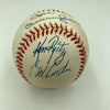 Joe Cunningham Ken Reitz Bob Costas Roy Sievers Danny McKay Signed Baseball JSA