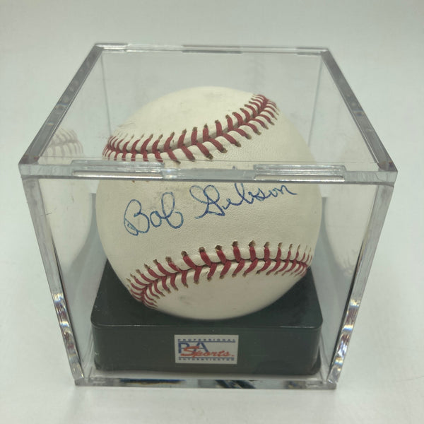 Bob Gibson Signed Major League Baseball PSA DNA Graded 9.5 MINT