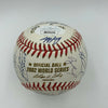 2002 Anaheim Angels World Series Champs Team Signed W.S. Baseball With JSA COA