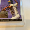 Rare 1993 Fleer Ultra Dennis Eckersley Signed Promo Card Fleer Stamp PSA DNA