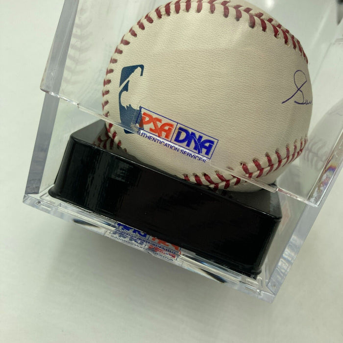 Gordie Howe Signed Major League Baseball PSA DNA Graded 9.5 Mint+