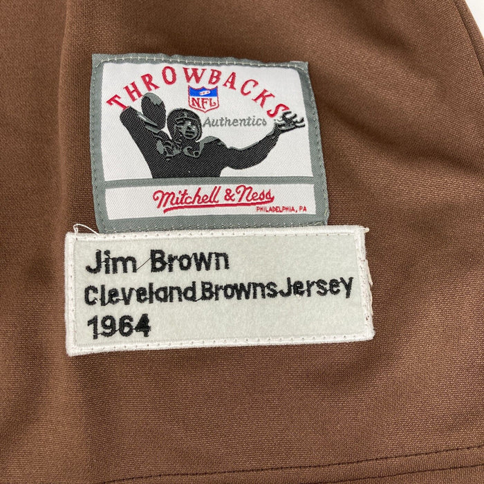 Jim Brown "HOF 1971, #32" Signed Cleveland Browns 1964 Jersey JSA COA