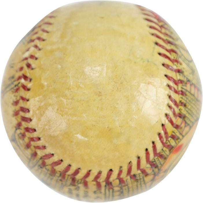 Al Kaline Detroit Tigers Hand Painted George Sosnak Folk Art Baseball 1/1 Signed