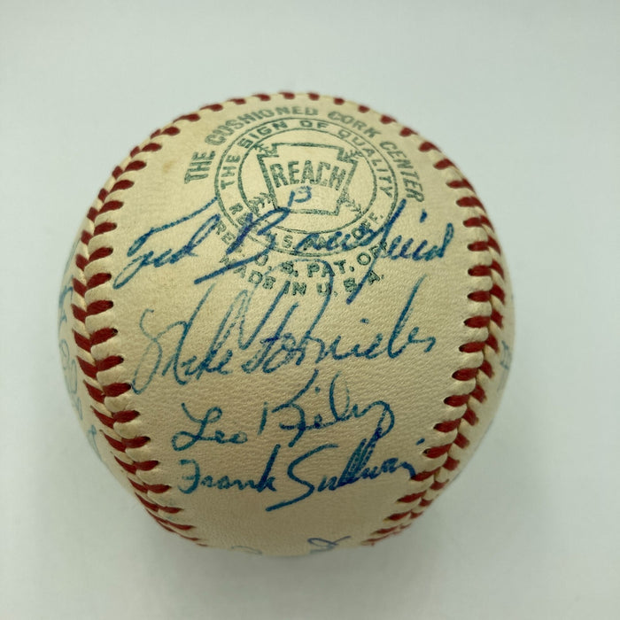 Ted Williams 1958 Boston Red Sox Team Signed American League Baseball JSA COA