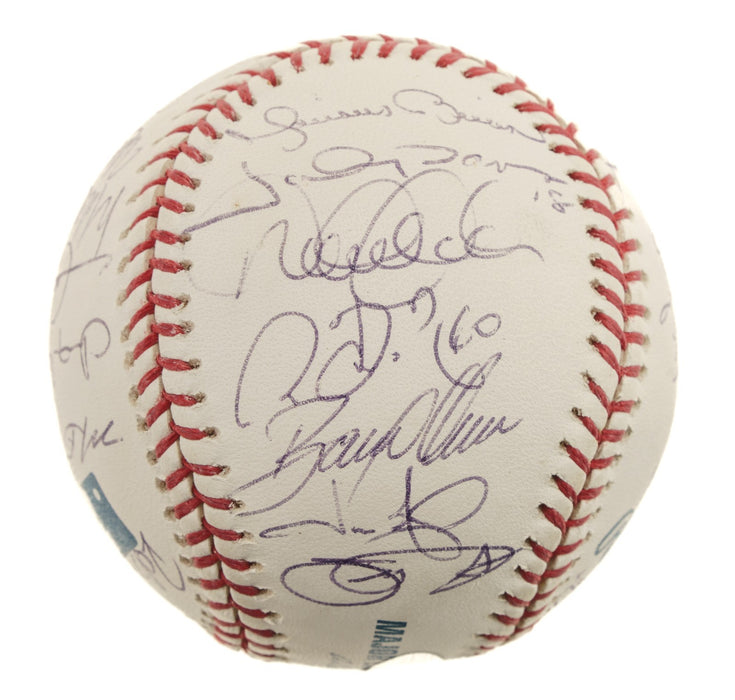 2006 NY Yankees Team Signed Baseball Derek Jeter Rivera Arod Steiner COA