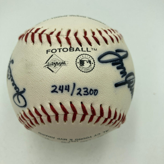 TOM SEAVER & ROLLIE FINGERS FOTO SIGNED HOF LIMITED EDITION BASEBALL JSA COA