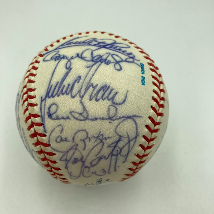 1991 All Star Game Team Signed Baseball Cal Ripken Jr. Kirby Puckett JSA COA