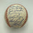 1961 New York Yankees World Series Champs Team Signed Baseball Mickey Mantle JSA