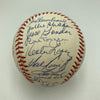 1961 New York Yankees World Series Champs Team Signed Baseball Mickey Mantle JSA