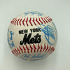 1985 - 1986 New York Mets Team Signed Baseball 28 Sigs With Gary Carter