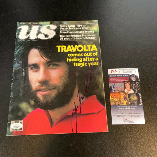 John Travolta Signed Autographed 1979 US Magazine JSA COA