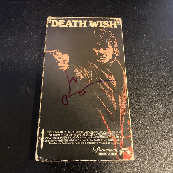 Jeff Goldblum Signed Autographed Vintage Death Wish VHS Movie With JSA COA