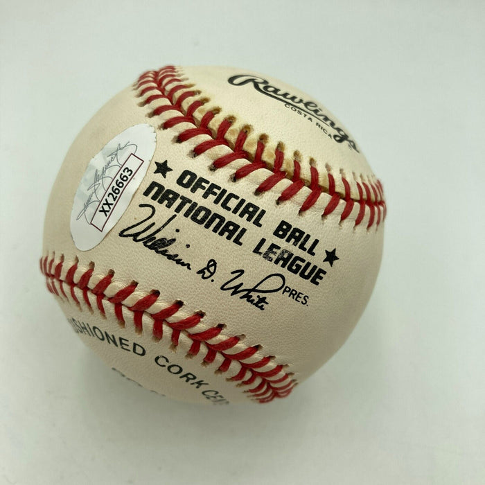 Willie Mays Signed National League Baseball With JSA COA