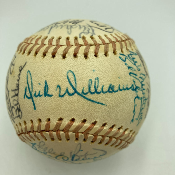 Nolan Ryan 1974 California Angels Team Signed American League Baseball JSA COA