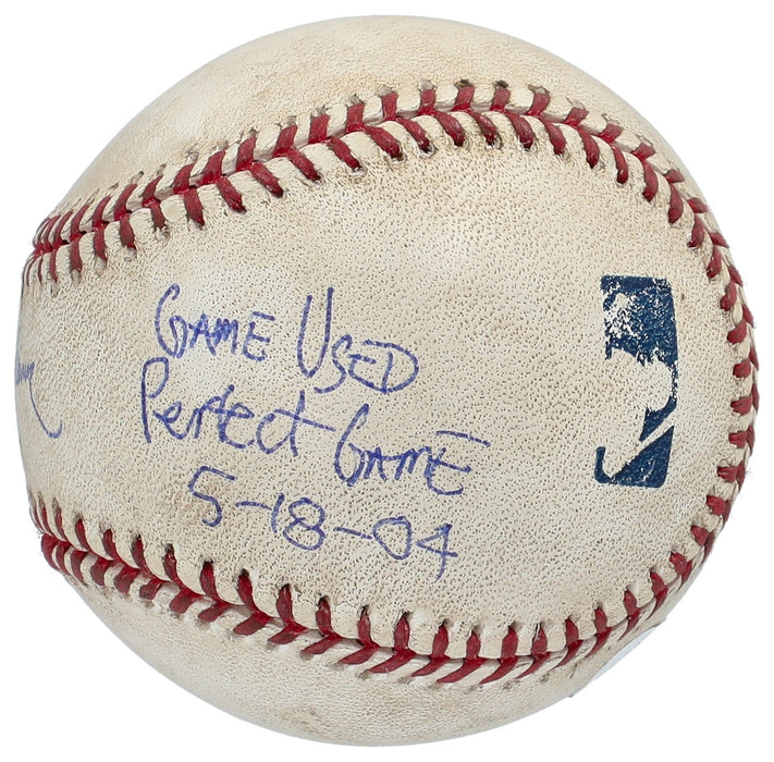 Historic Randy Johnson 2004 Perfect Game Signed Inscribed Game Used Baseball JSA