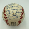 Mickey Mantle Joe DiMaggio 1970's Yankees Old Timers Day Signed Baseball JSA COA