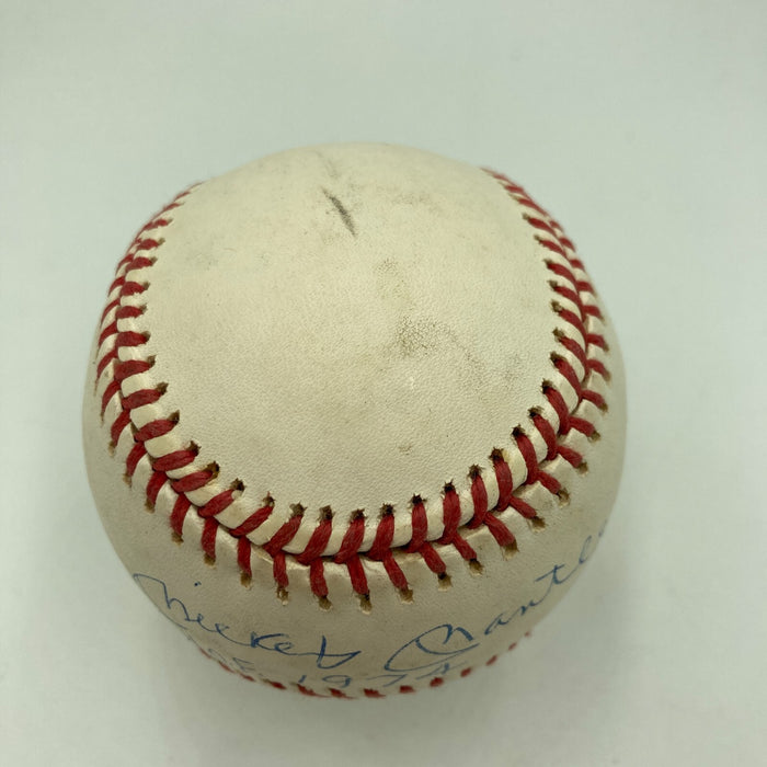 Mickey Mantle Hall Of Fame HOF 1974 Signed Baseball PSA DNA COA