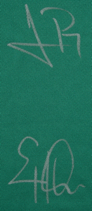 2007-08 Boston Celtics NBA Champs Team Signed Jersey UDA Upper Deck COA #13/25