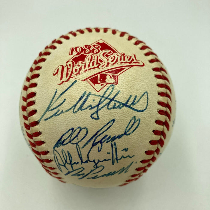 1988 Los Angeles Dodgers World Series Champs Team Signed Baseball JSA COA