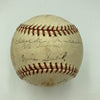 Chuck Klein 1936 Philadelphia Phillies Team Signed National League Baseball JSA