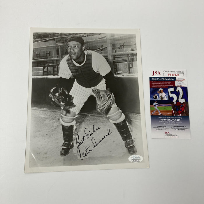 Elston Howard Signed Autographed 8x10 Photo JSA COA New York Yankees