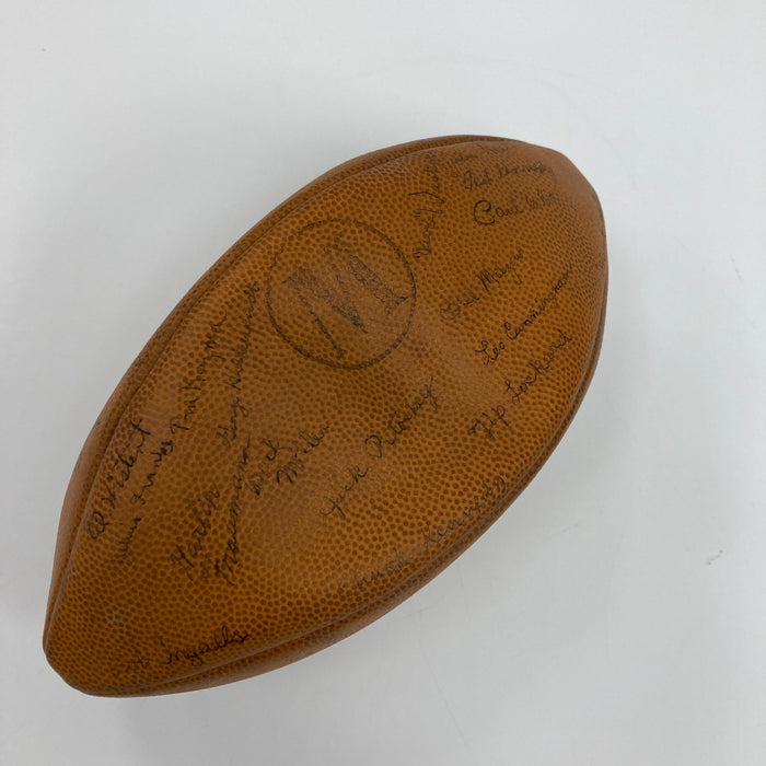 1941 University of Michigan Wolverines Team Signed Spalding College Football JSA