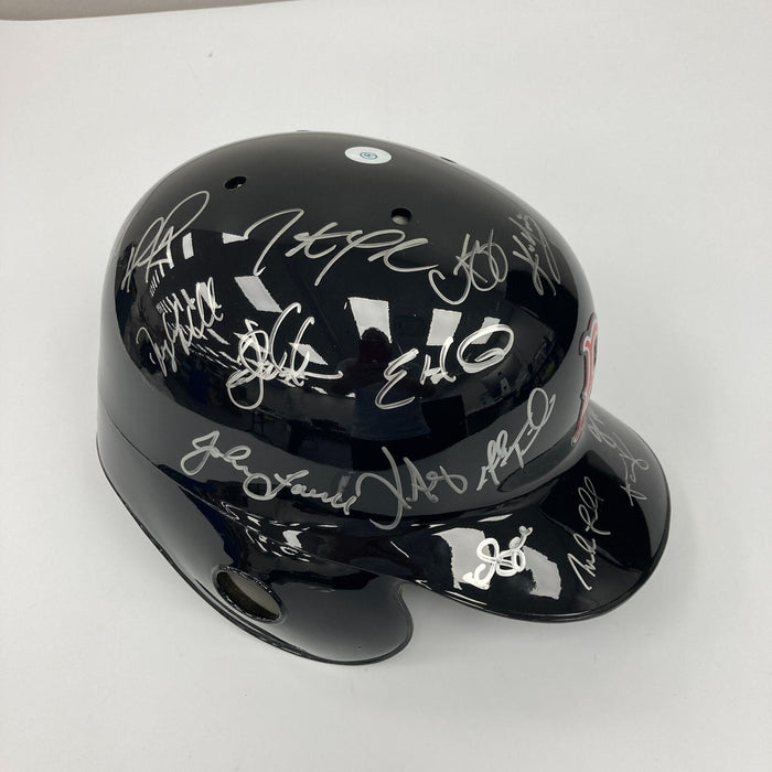 2007 Boston Red Sox World Series Champs Team Signed Helmet Steiner & MLB
