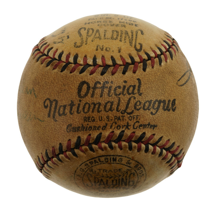 1932 World Series Game Used Signed Baseball Babe Ruth Called Shot JSA COA