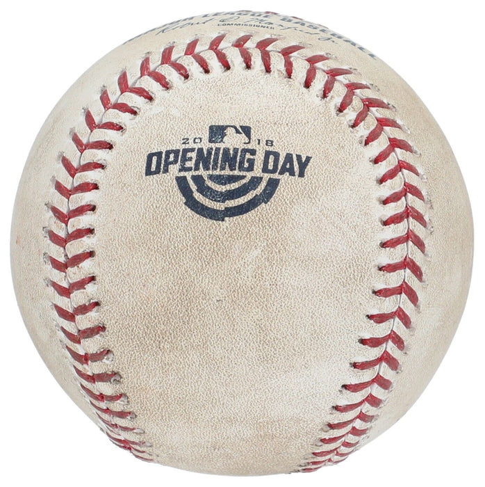 Shohei Ohtani MLB Debut March 29, 2018  Game Used Baseball MLB Authentic