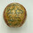 Hank Aaron & Eddie Mathews 1950's Milwaukee Braves Team Signed Baseball