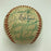 1957 New York Yankees AL Champs Team Signed Baseball Mickey Mantle JSA COA