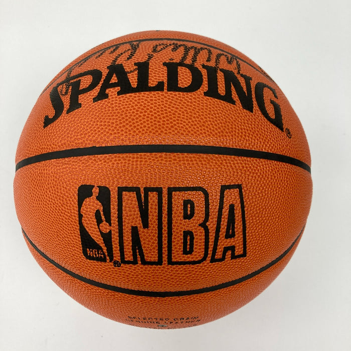 1972-73 New York Knicks NBA Champs Team Signed NBA Game Basketball UDA COA