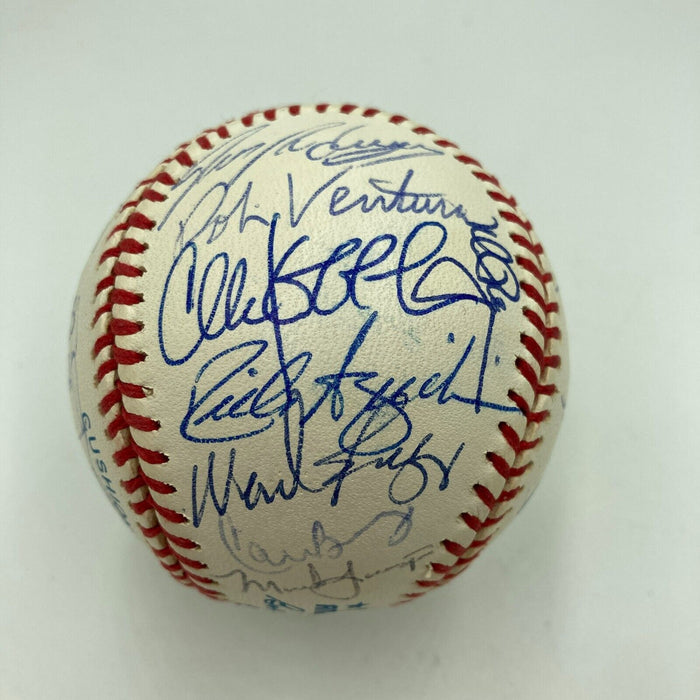 1994 All Star Game Team Signed Baseball Cal Ripken Jr. Kirby Puckett JSA COA