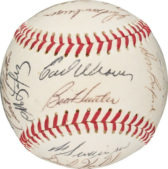 1969 Baltimore Orioles American League Champs Team Signed Baseball PSA DNA COA