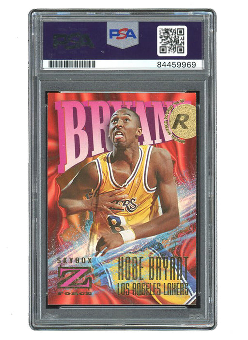 1996 Skybox Z Force Kobe Bryant Signed Autographed RC Rookie Card PSA DNA