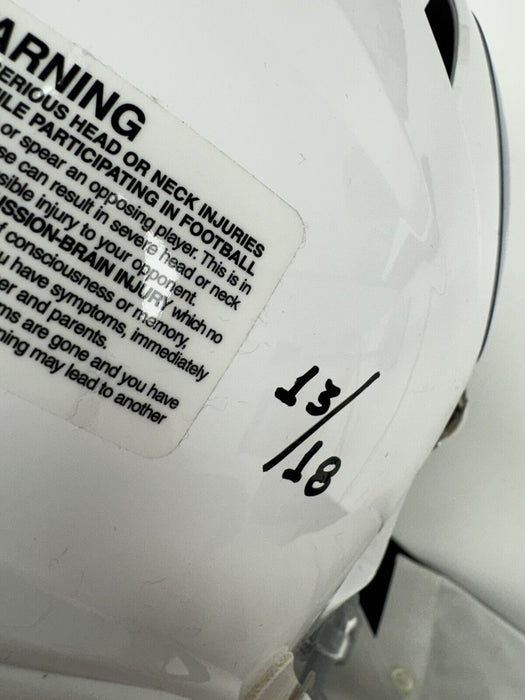 Peyton Manning Signed Indianapolis Colts Denver Broncos STAT Helmet Fanatics