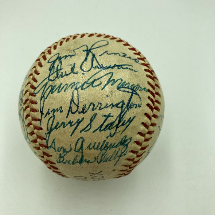 1957 Chicago White Sox Team Signed Autographed Baseball With Nellie Fox