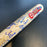 Beautiful 1969 Chicago Cubs Team Signed Baseball Bat 19 Sigs Ernie Banks JSA COA