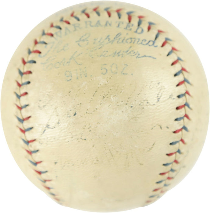 1929 Philadelphia Athletics A's World Series Champs Team Signed Baseball PSA DNA
