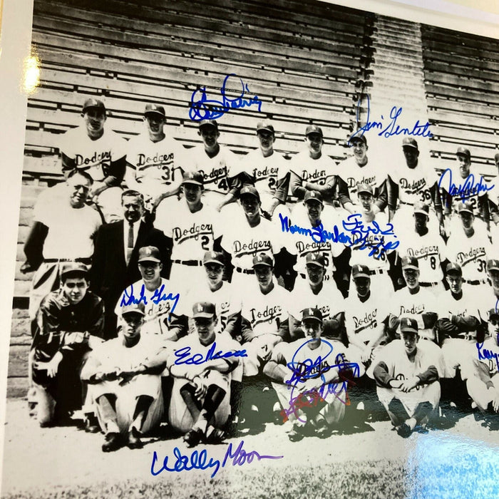 1958 Brooklyn Dodgers Team Signed Autographed Photo With COA