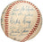 Beautiful Jackie Robinson 1951 Brooklyn Dodgers Team Signed Baseball PSA DNA