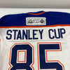 1984-85 Edmonton Oilers Stanley Cup Champs Team Signed Jersey Wayne Gretzky JSA