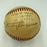 1952 World Series Signed Game Used Baseball Yankees VS. Dodgers MEARS COA