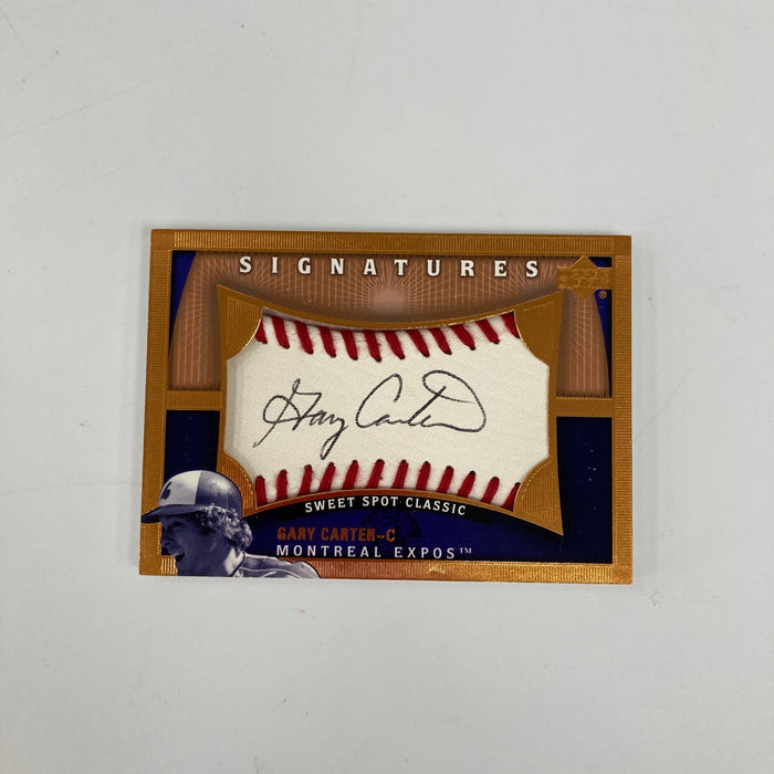 2005 Upper Deck Sweet Spot Classic "Signatures Gary Carter Auto Signed