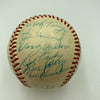 1961 New York Yankees World Series Champs Team Signed Baseball Mickey Mantle JSA
