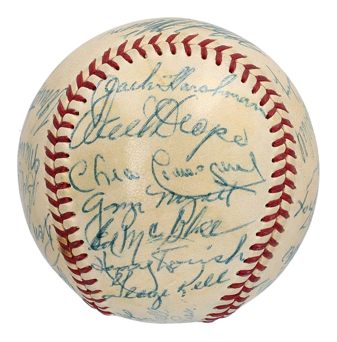 Nellie Fox 1955 Chicago White Sox Team Signed American League Baseball JSA COA