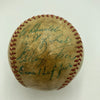1961 World Series Umpires Signed Game Used Baseball JSA COA Yankees Reds